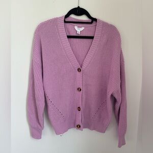 NWOT Time and Tru button cardigan size L